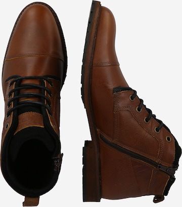 BULLBOXER Lace-Up Boots in Brown