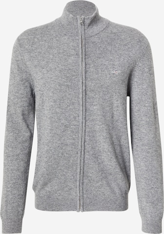 Vestes en maille GANT en gris : devant