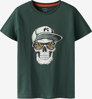 NAME IT Shirt 'NKMLorne' in Green: front