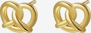 Hey Happiness Ohrringe 'Pretzel Delight' in Gold: Vorderseite