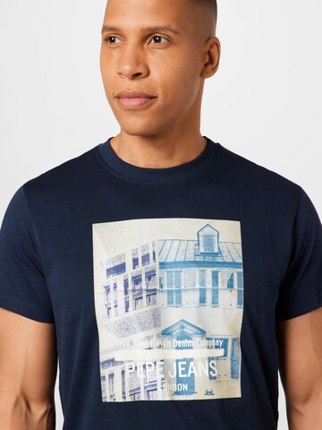 Pepe Jeans T-Shirt 'TELLER' in Blau