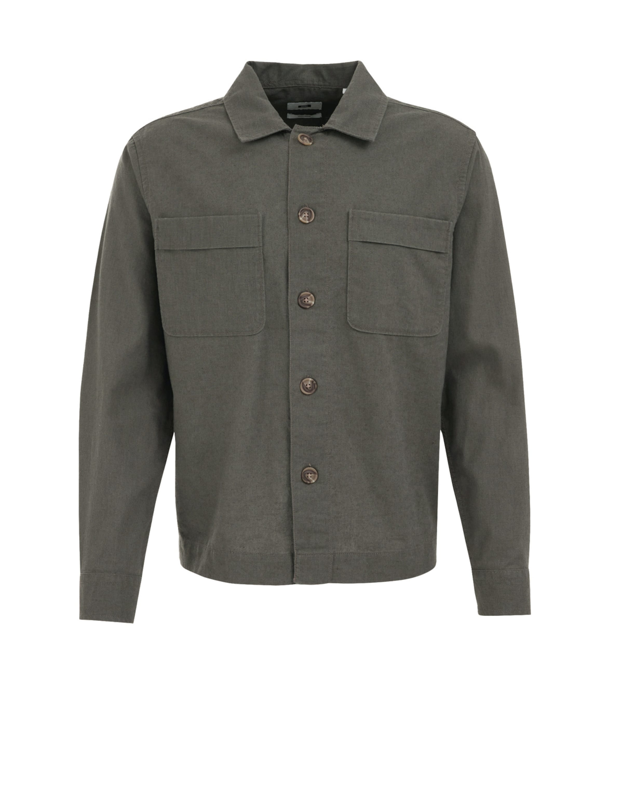 WE Fashion Kevad-sügisjope, värv roheline: eest vaates