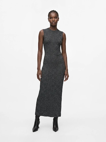 KARL LAGERFELD JEANS Gebreide jurk in Grijs: voorkant