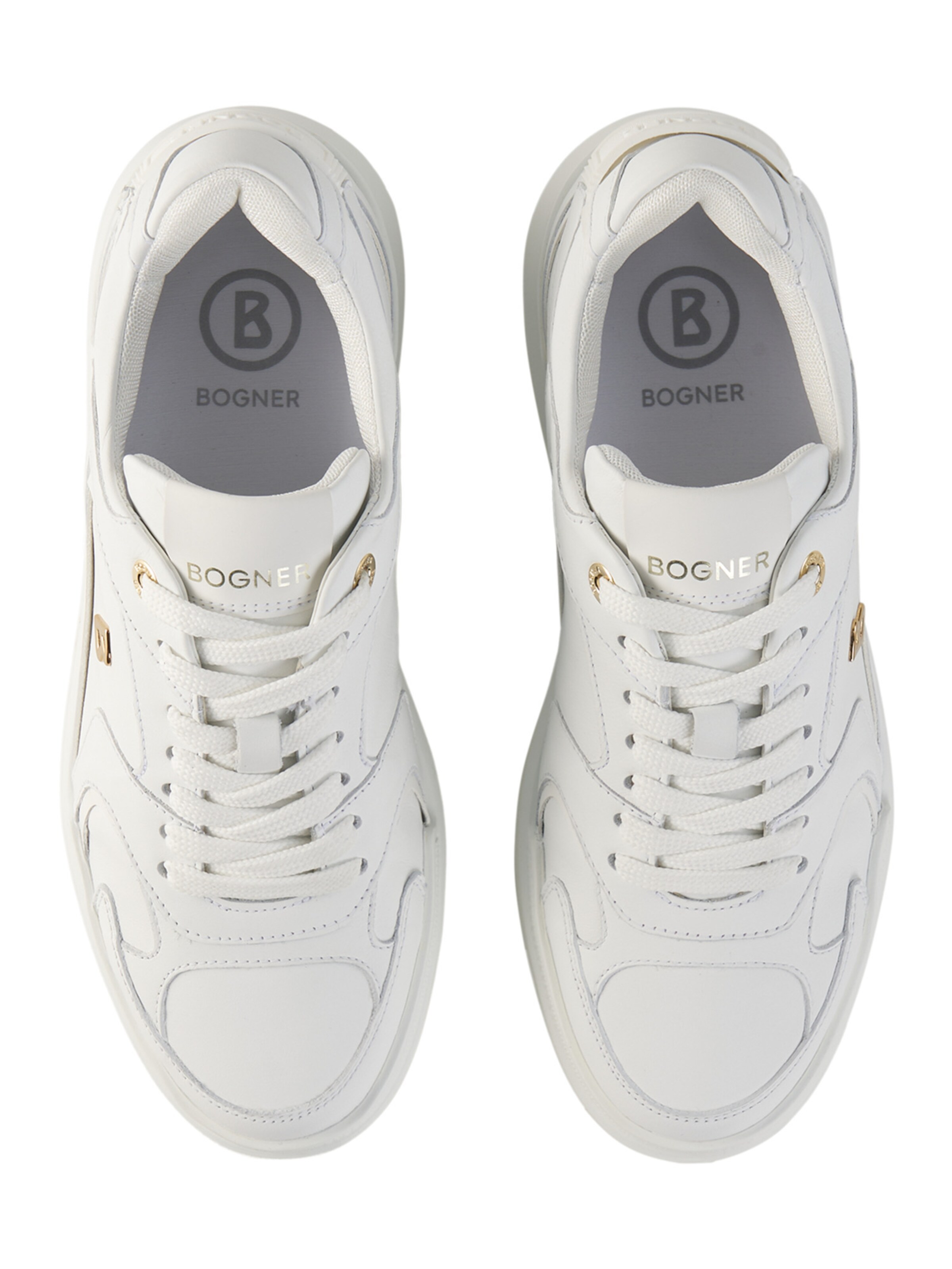 BOGNER Platform trainers 'Hollywood' in White