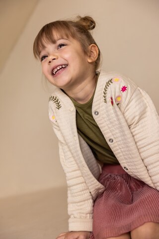 Noppies Gebreid vest ' Nillbrook ' in Beige: voorkant