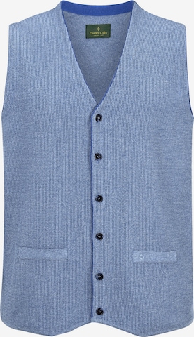 Charles Colby Vest 'Kevan' in Blue: front
