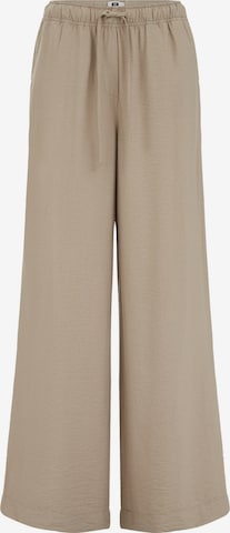 WE FashionWide Leg/ Široke nogavice Hlače - siva boja: prednji dio