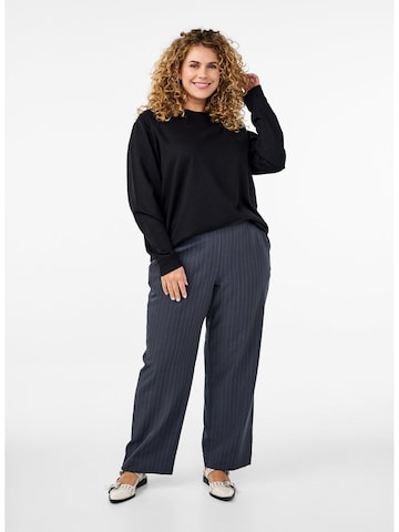 Zizzi Sweatshirt 'Vigga' in Black