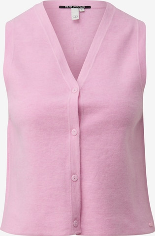 Cardigan QS en rose : devant