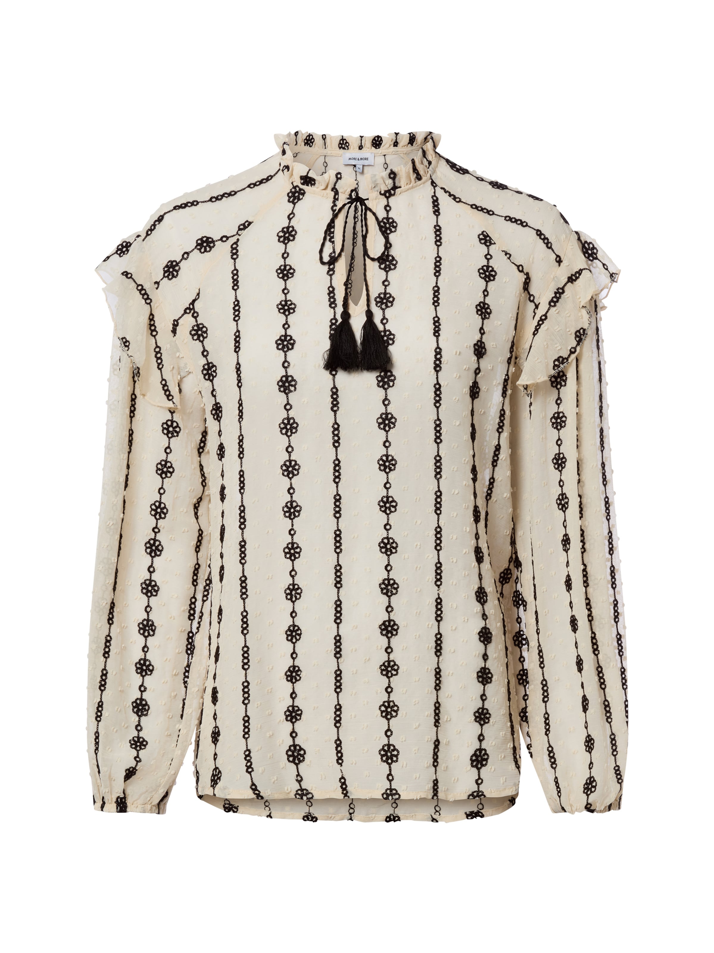 MORE & MORE Blouse in Beige: voorkant