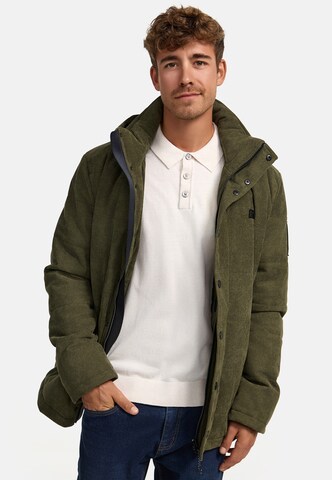 Veste d’hiver 'Olime' INDICODE JEANS en vert : devant