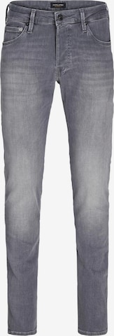 JACK & JONES - Slimfit Calças de ganga 'JJIGlenn JJIcon' em cinzento: frente
