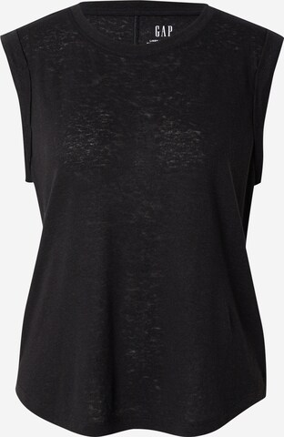 GAP - Camiseta en negro: frente