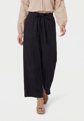 Wide Leg Pantalon usha FESTIVAL en noir : devant