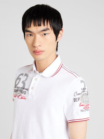 CAMP DAVID Poloshirt in Weiß