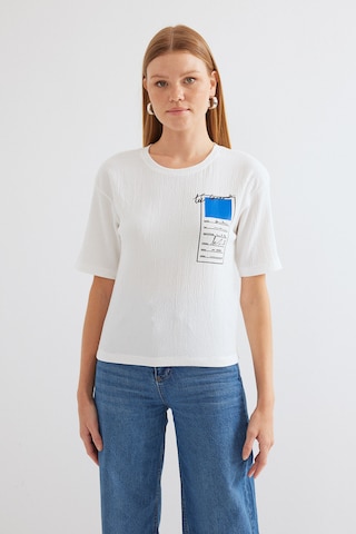Bigdart - Camiseta en azul: frente