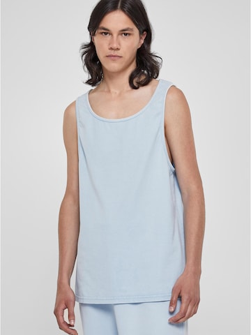 T-Shirt Urban Classics en bleu : devant