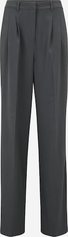 pilka Vero Moda Tall Plačios klešnės Klostuotos kelnės 'VMRITA': priekis