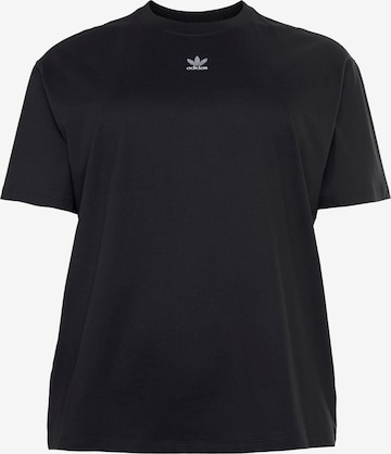 Tricou 'Adicolor Essentials ' de la ADIDAS ORIGINALS pe negru: față