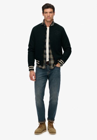 Veste mi-saison Superdry en vert