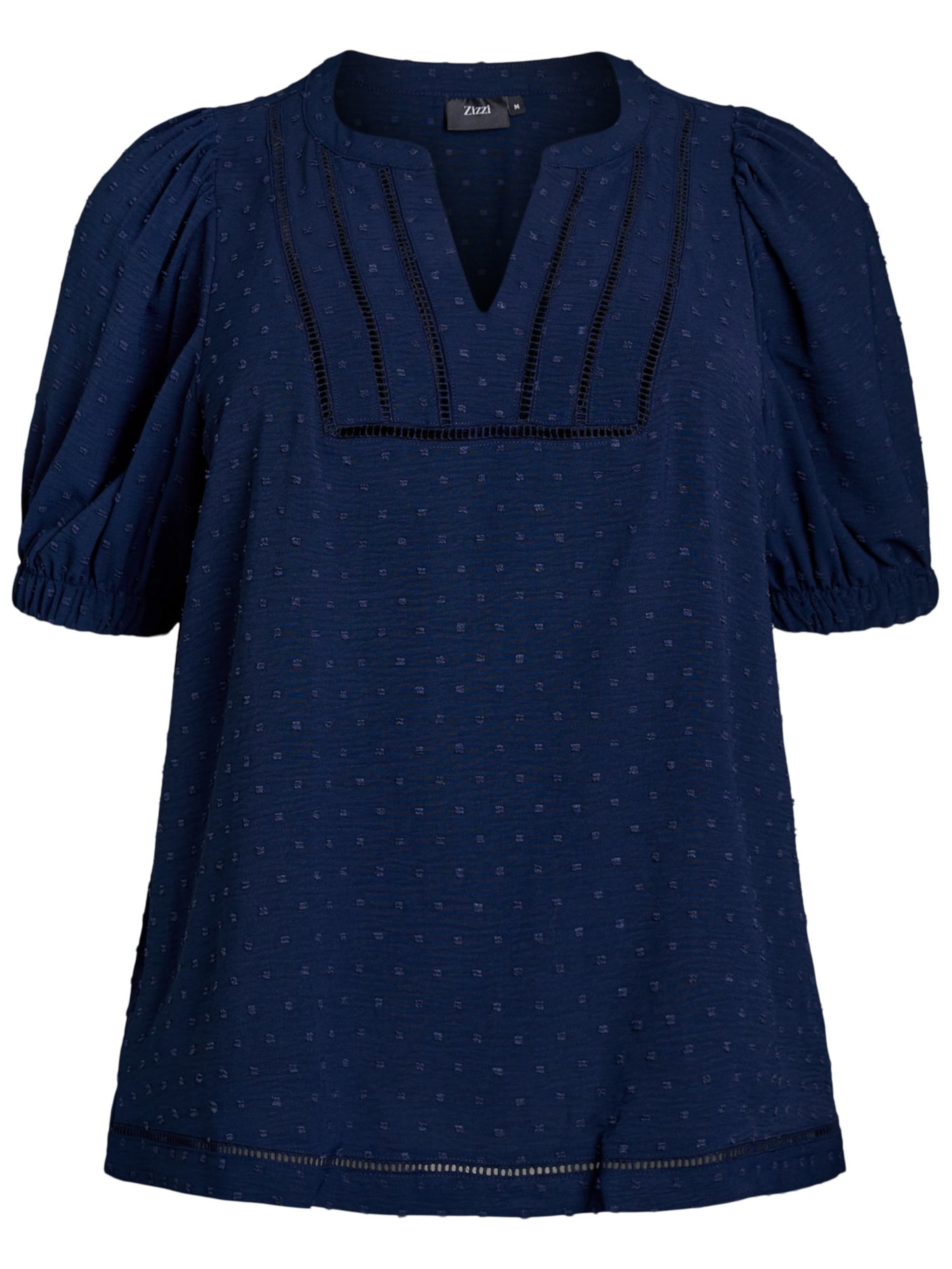 Zizzi Bluzka 'MLISSA' w kolorze niebieski: przód