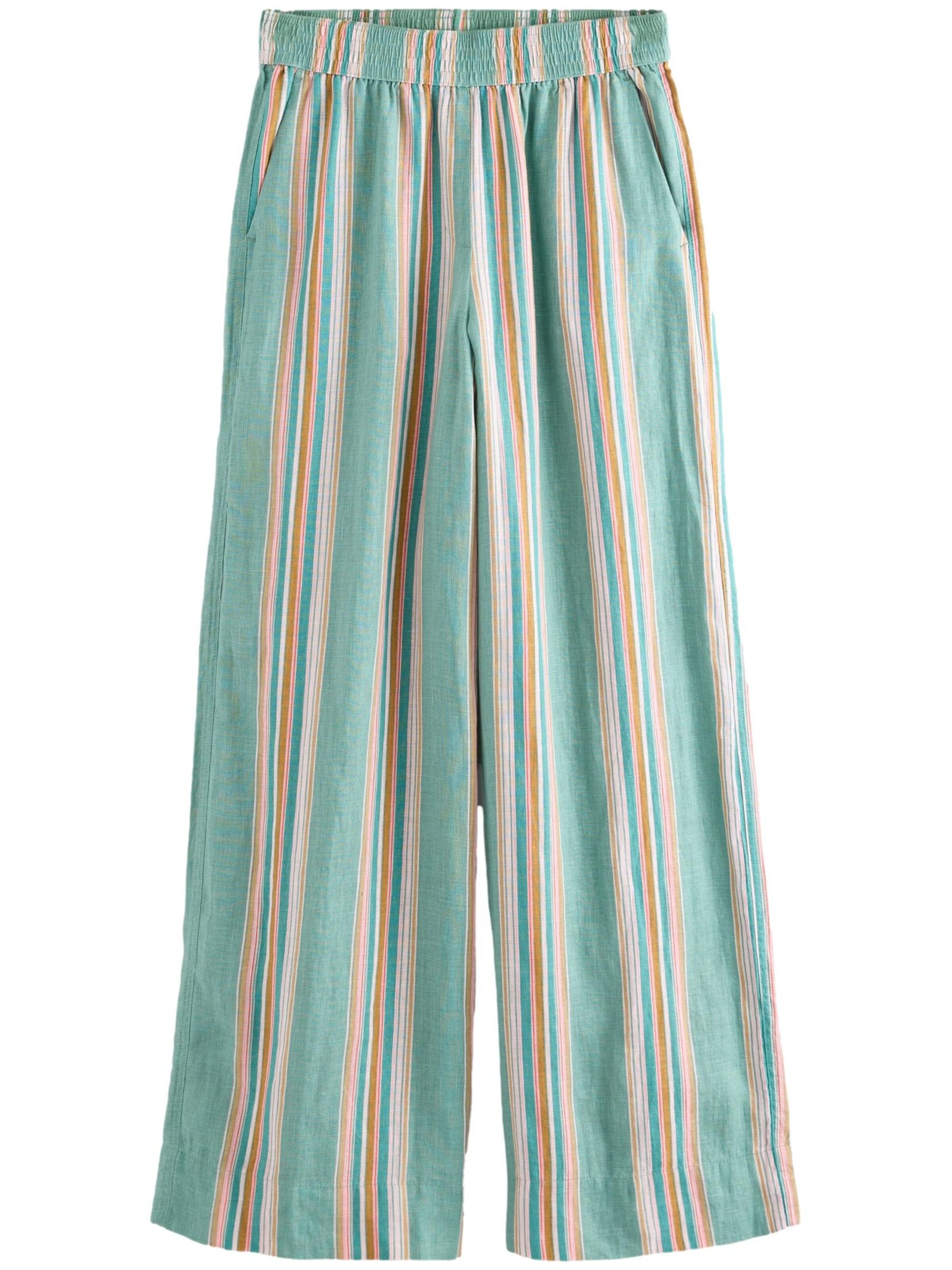 Next Široký strih Nohavice - Zelená: predná strana