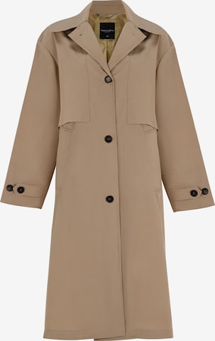 FRESHLIONS Between-Seasons Coat 'Cecilia' in Beige: front