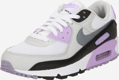 Nike Sportswear Sneakers laag 'Air Max 90' in de kleur Grijs / Lavendel / Zwart / Wit, Productweergave