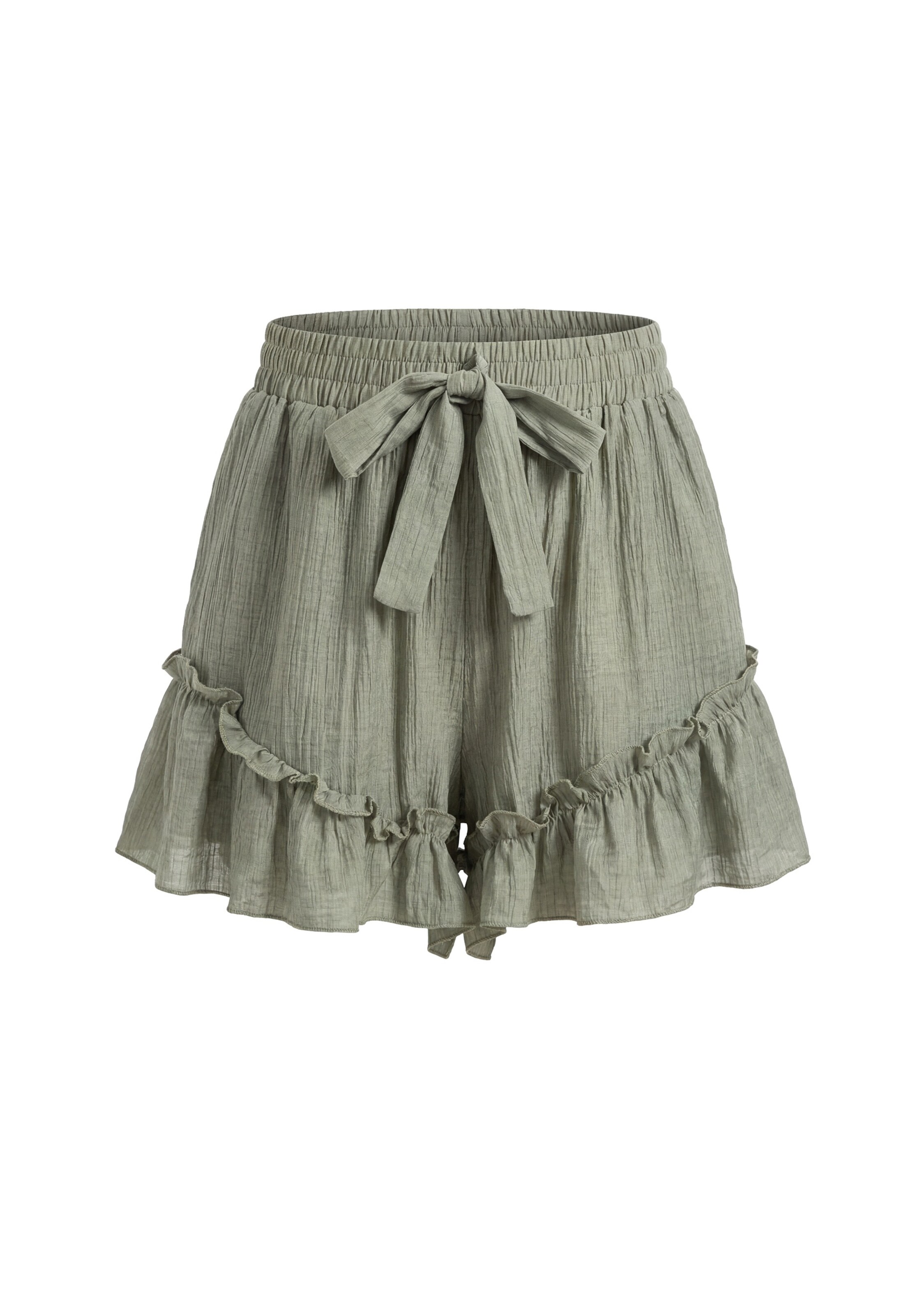 IZIA Regular Trousers in Grey: front