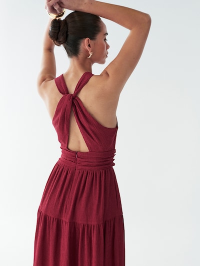 BWLDR Robe 'BROOKS' en merlot, Vue avec produit