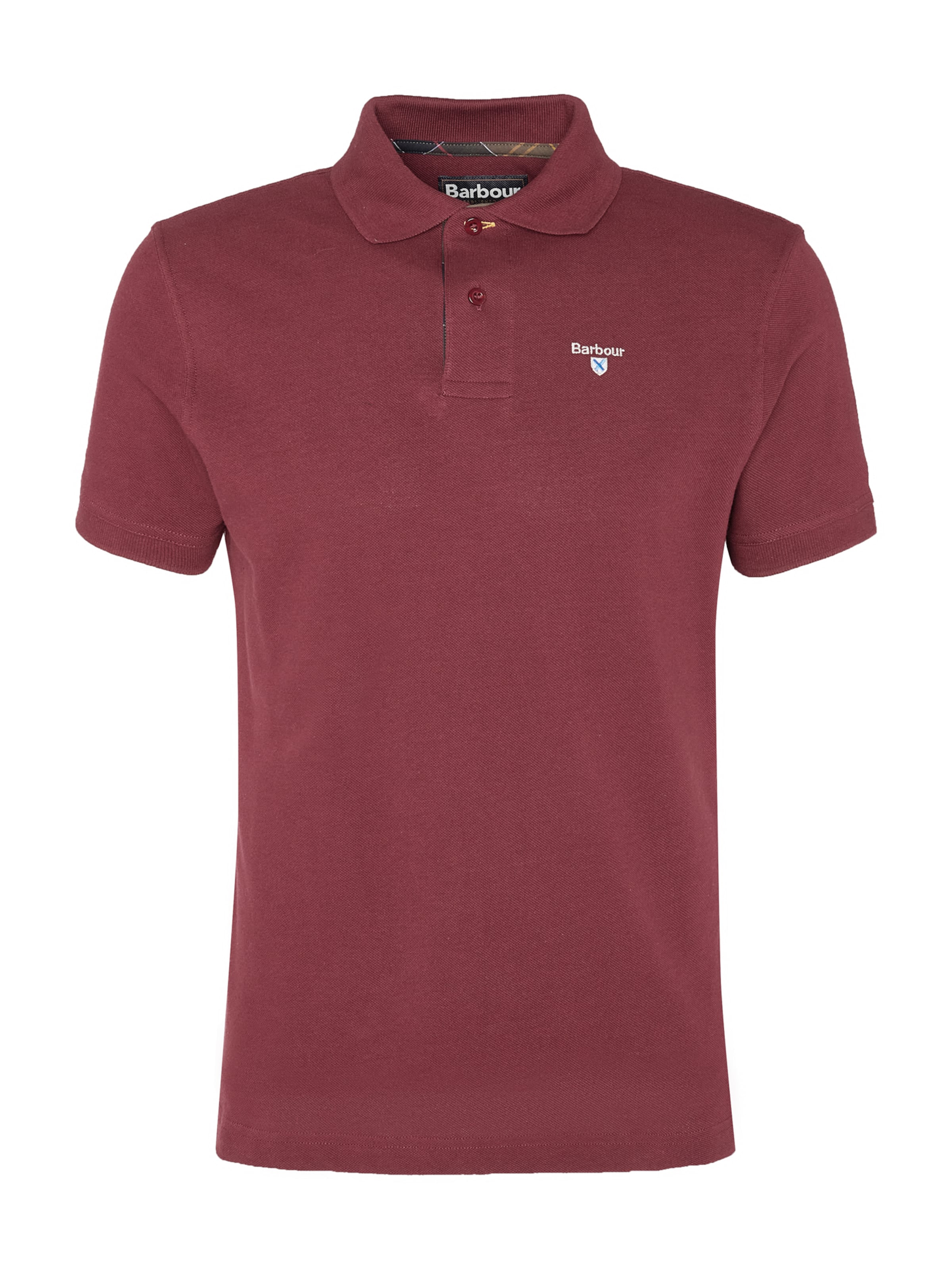 Barbour Poloshirt in Rot: Vorderseite