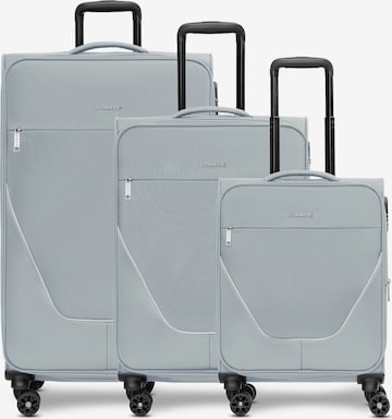 Stratic Suitcase set in Blue: front