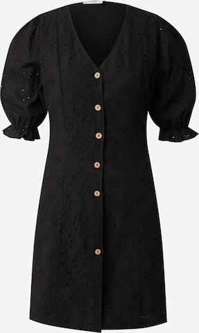 Moves Shirt Dress in Black: front