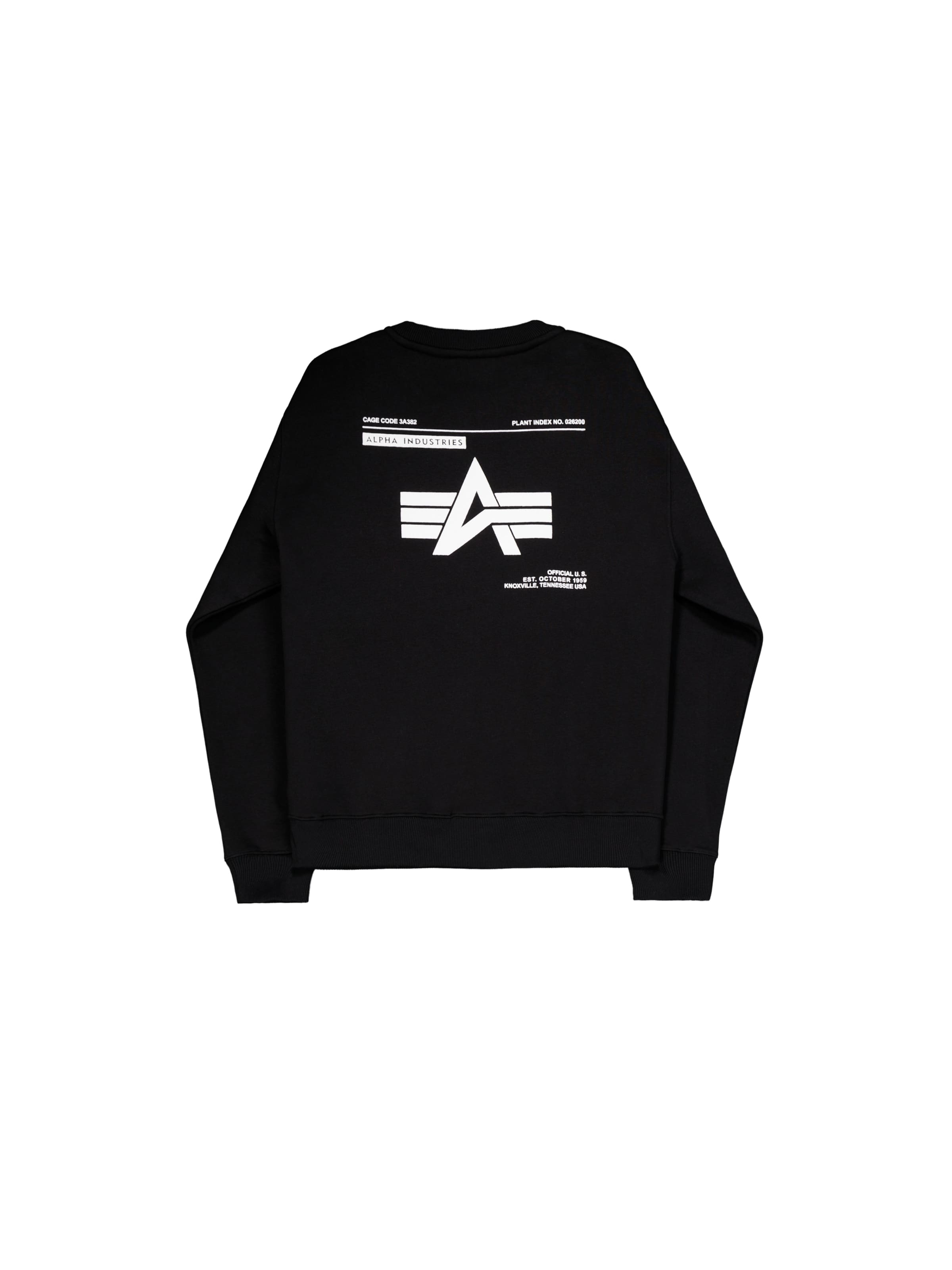 ALPHA INDUSTRIES Sweatshirt in Black