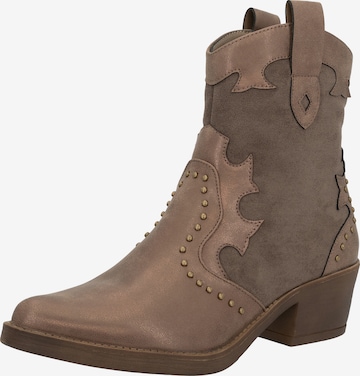 Salinyang Comwboystøvler i brun: forside