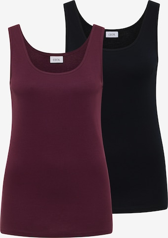 CECIL Top in Lila: Vorderseite