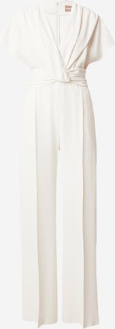 BOSS Black Jumpsuit 'Debasa' in White: front