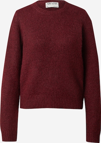 VERO MODA Pullover 'VMSilja' i rød: forside