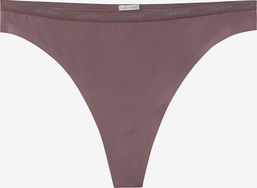 String 'Perfectly Fit' Calvin Klein Underwear en marron : devant