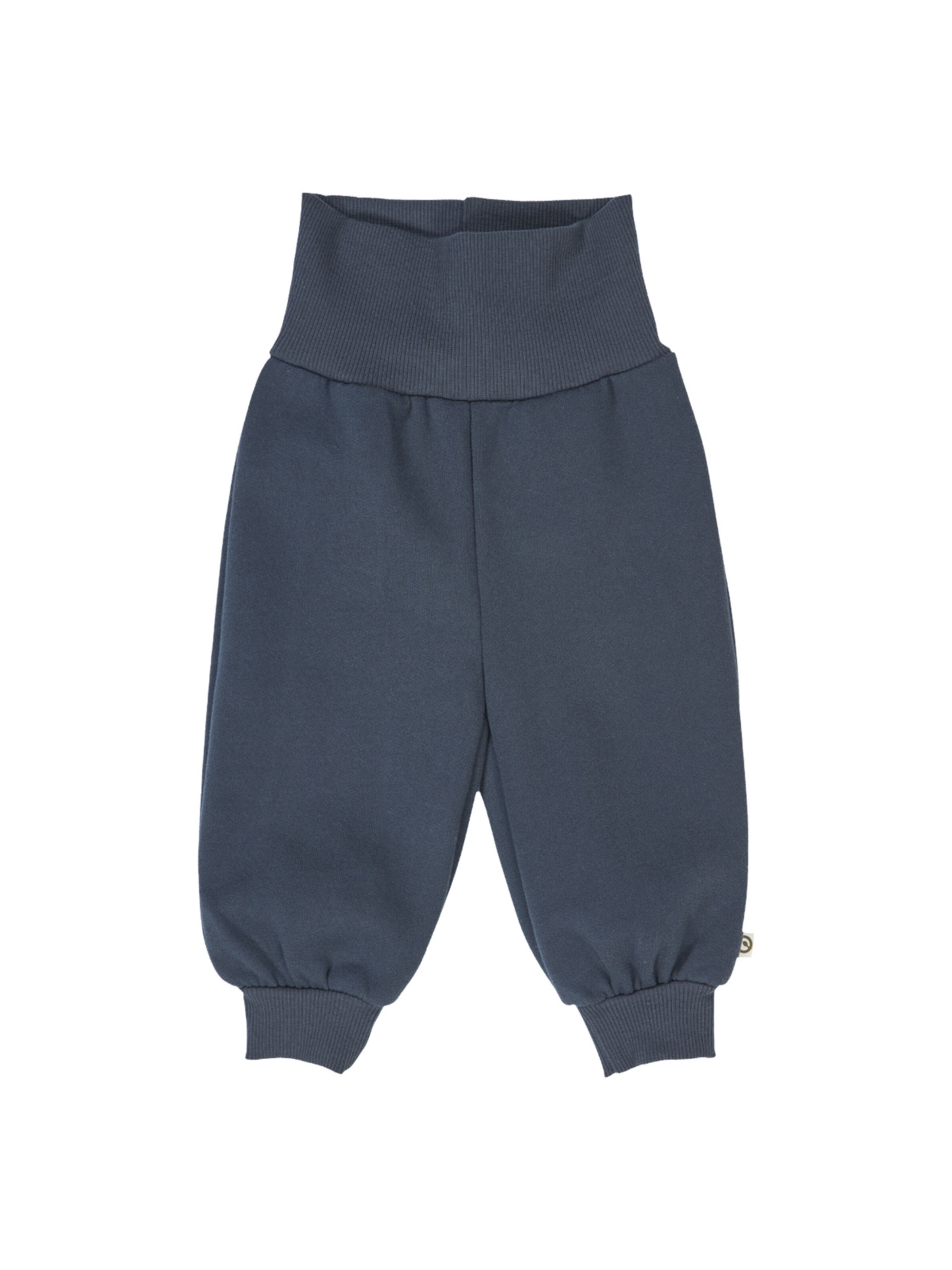 Loosefit Pantalon Müsli by GREEN COTTON en bleu : devant