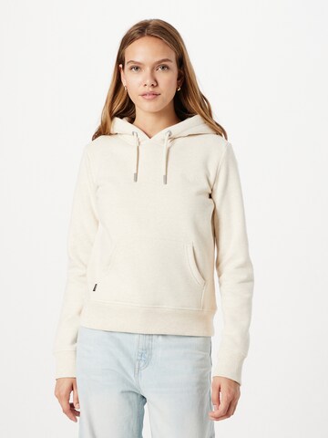 Sweat-shirt 'Essential' Superdry en beige : devant