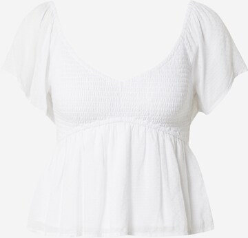 HOLLISTER Bluse i hvid: forside