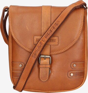 HILL BURRY Crossbody Bag in Brown: front