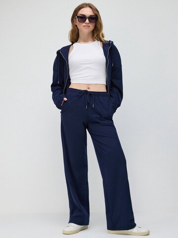 No Matter What Wide leg Broek in Blauw
