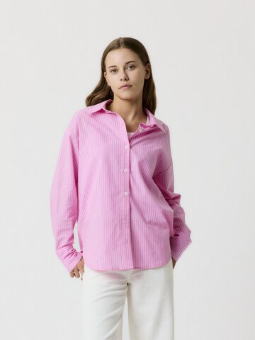 NAME IT Comfort fit Blouse in Roze: voorkant