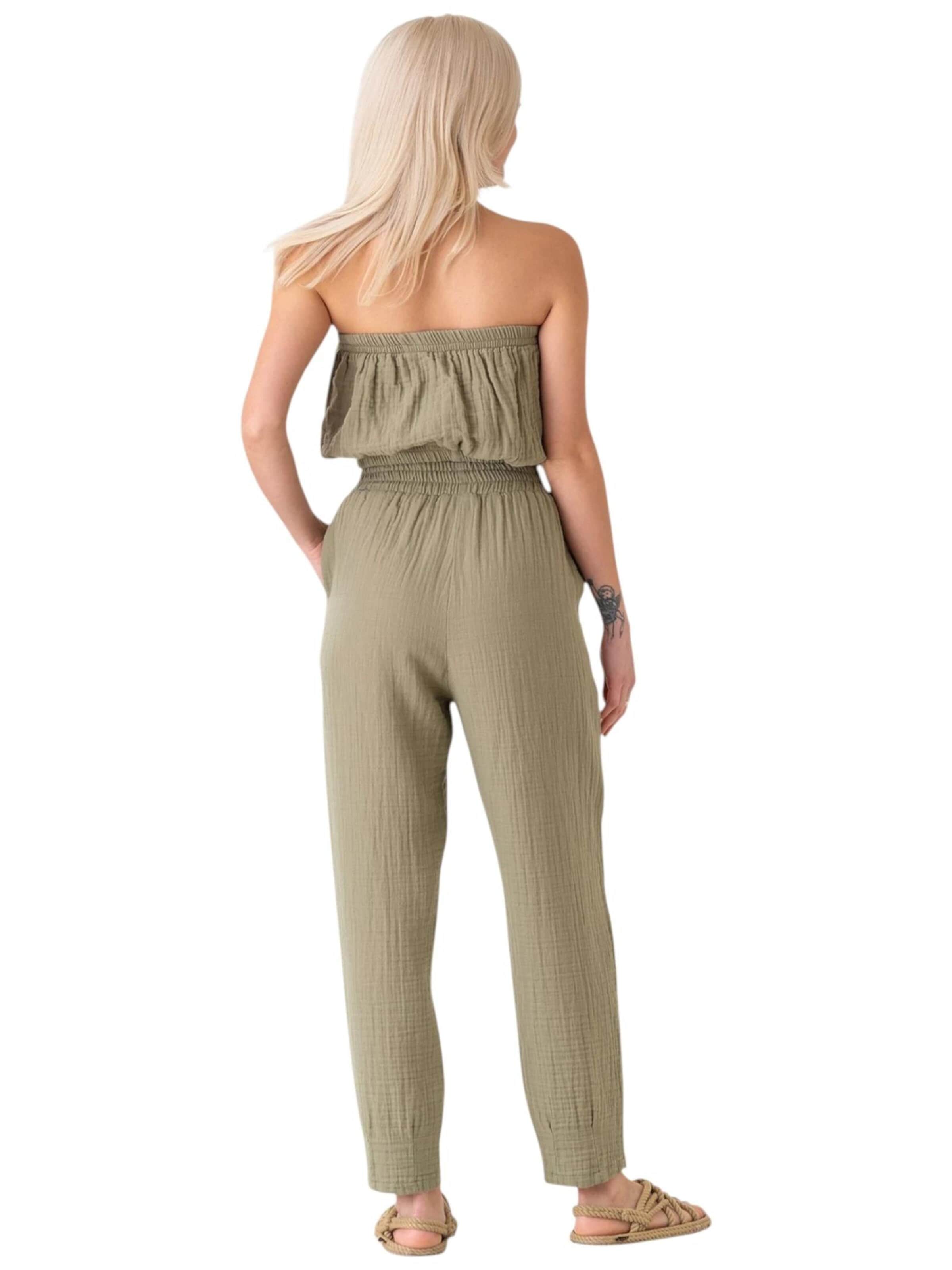 WENOR Tapered Broek 'TANORA' in Groen