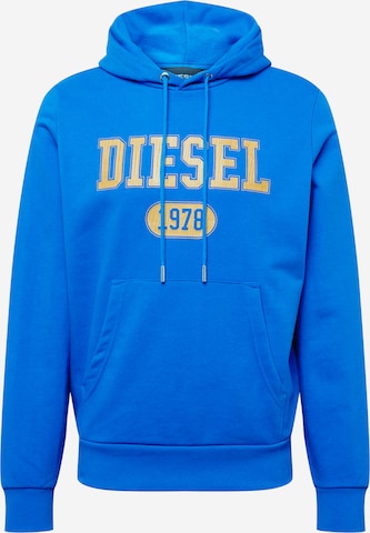DIESEL Sweatshirt 'GINN' in Blue: front