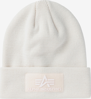 ALPHA INDUSTRIES Шапка 'VLC' в Белый: спереди