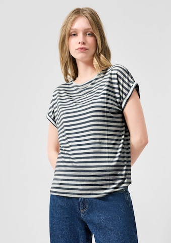 T-shirt QS en bleu : devant