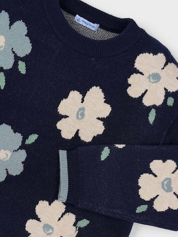 Mayoral Sweater 'Pullover mit Blütenmuster' in Green